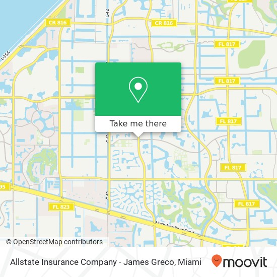 Allstate Insurance Company - James Greco map