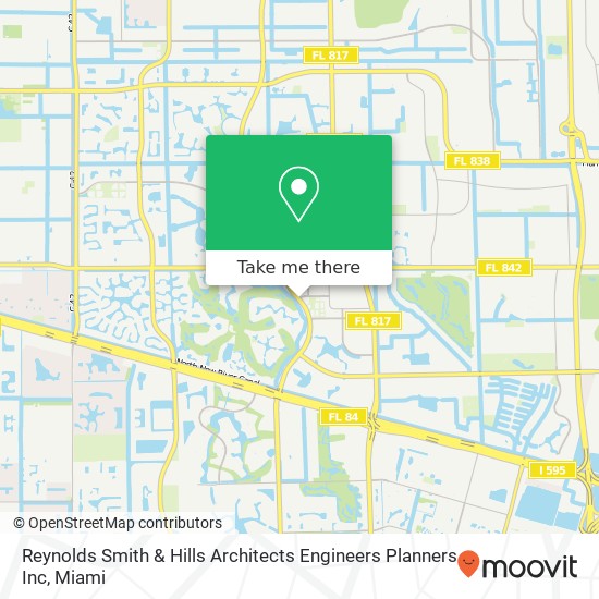 Mapa de Reynolds Smith & Hills Architects Engineers Planners Inc