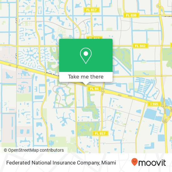 Federated National Insurance Company map