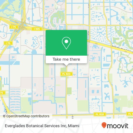 Mapa de Everglades Botanical Services Inc