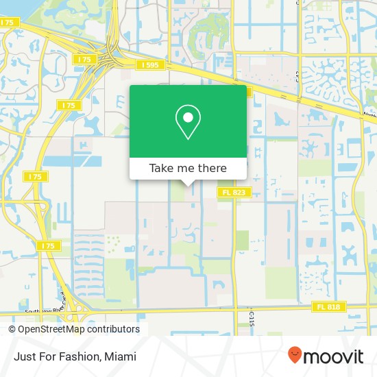 Just For Fashion map