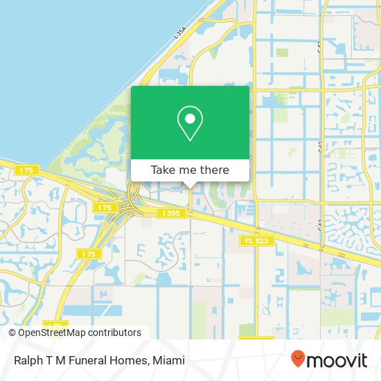Ralph T M Funeral Homes map