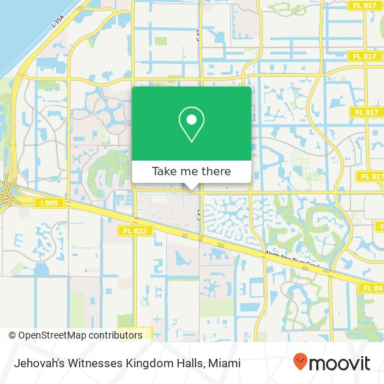 Jehovah's Witnesses Kingdom Halls map