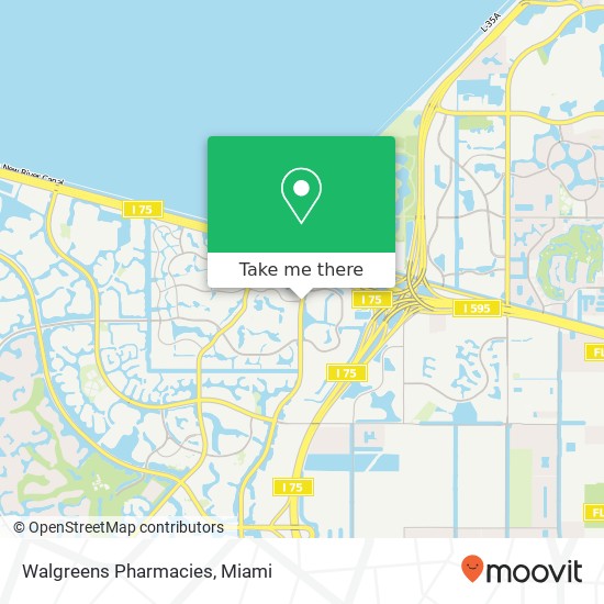 Mapa de Walgreens Pharmacies