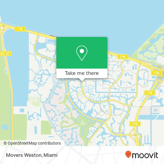 Movers Weston map
