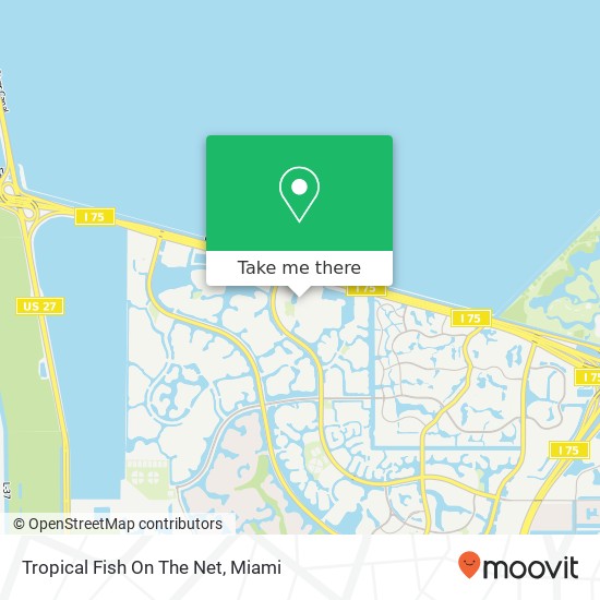 Tropical Fish On The Net map