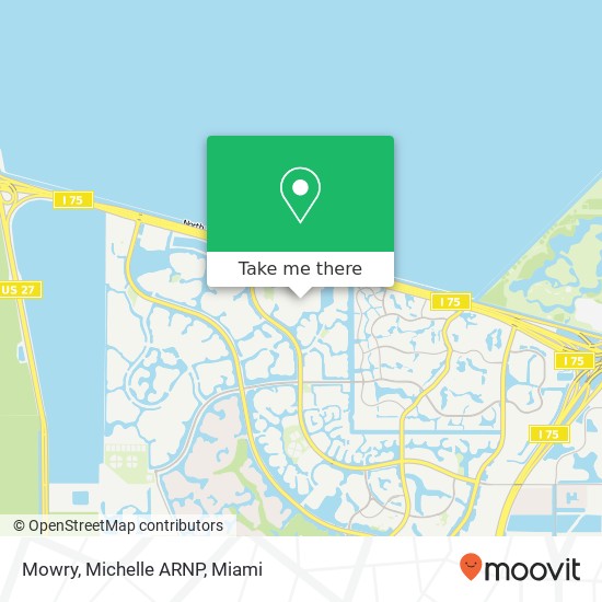 Mowry, Michelle ARNP map