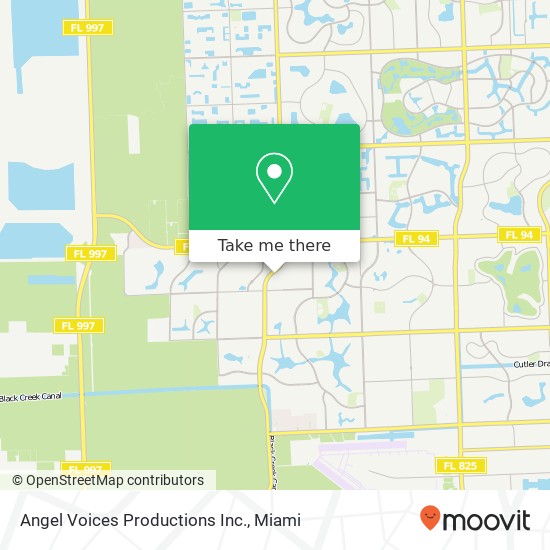 Angel Voices Productions Inc. map