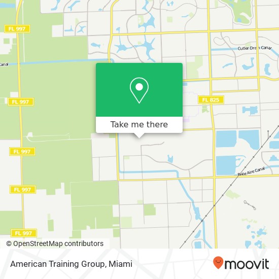 Mapa de American Training Group