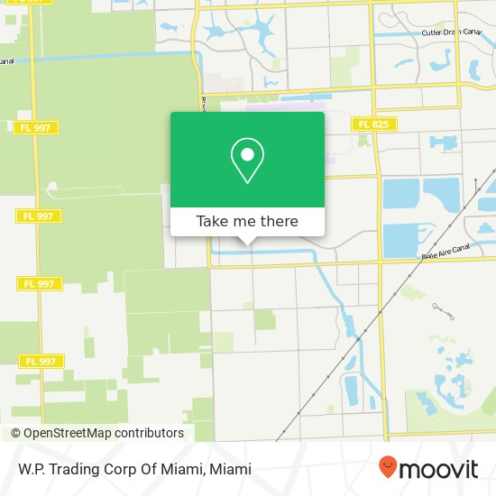 W.P. Trading Corp Of Miami map