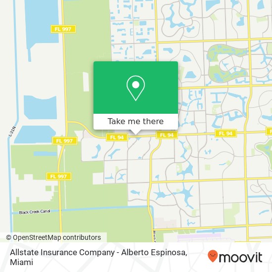 Allstate Insurance Company - Alberto Espinosa map