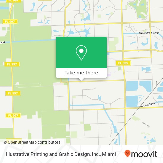 Illustrative Printing and Grahic Design, Inc. map