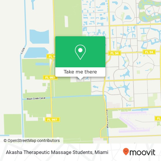 Akasha Therapeutic Massage Students map