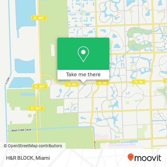 H&R BLOCK map