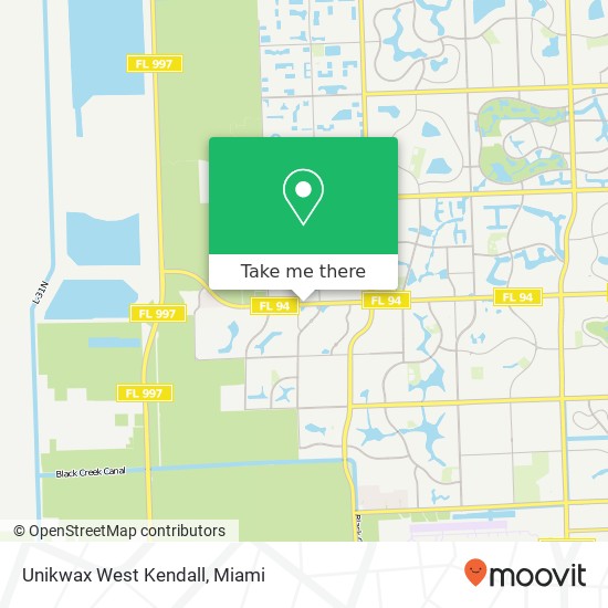 Unikwax West Kendall map