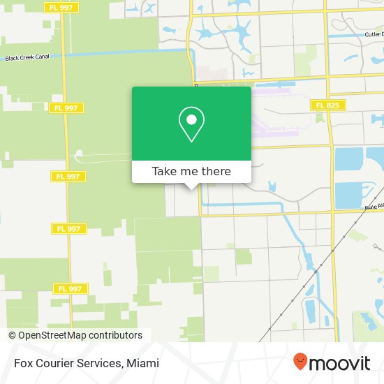 Fox Courier Services map