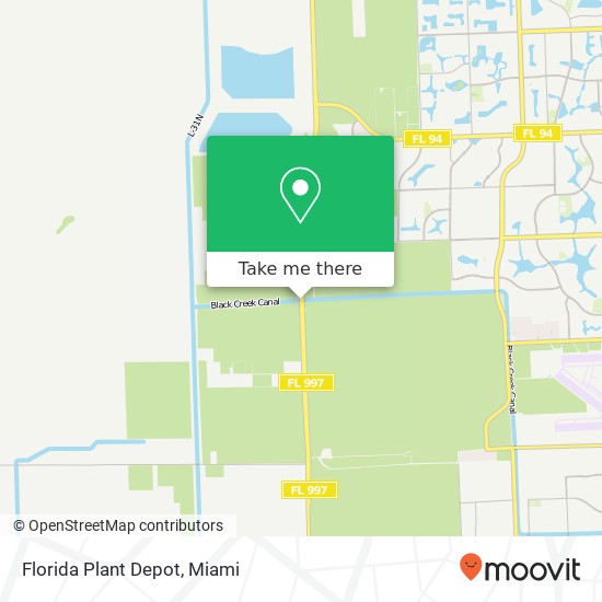 Mapa de Florida Plant Depot