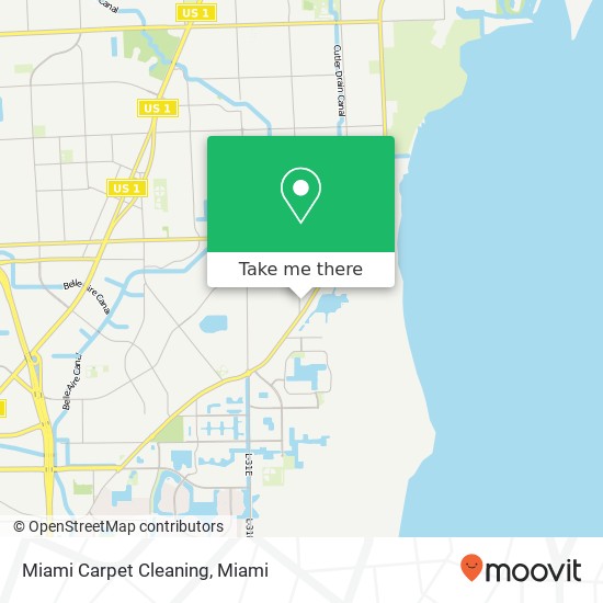 Miami Carpet Cleaning map