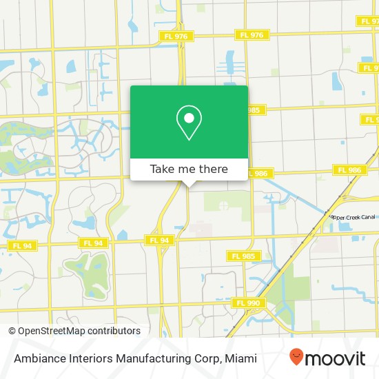 Mapa de Ambiance Interiors Manufacturing Corp