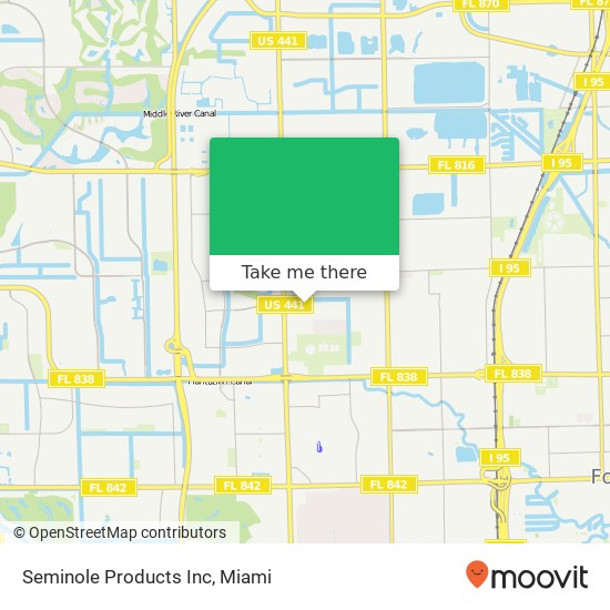 Mapa de Seminole Products Inc