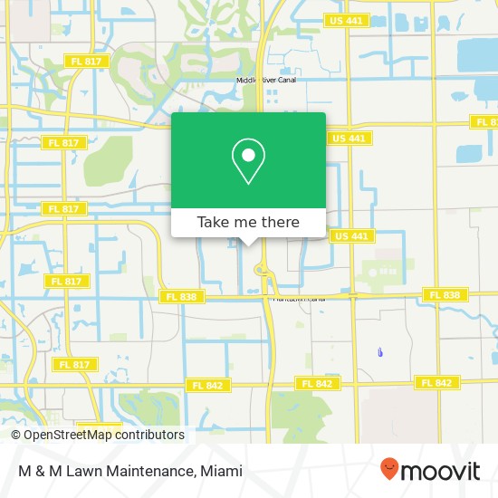 M & M Lawn Maintenance map