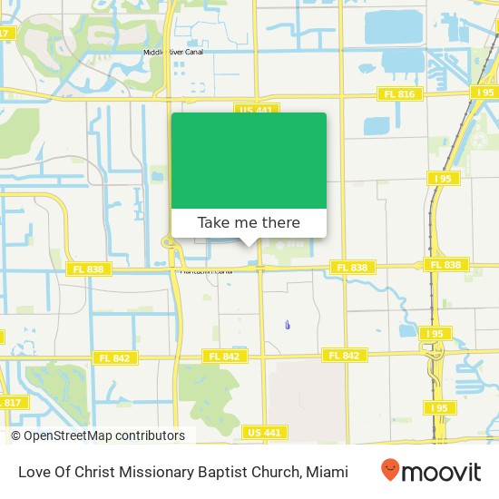 Love Of Christ Missionary Baptist Church map
