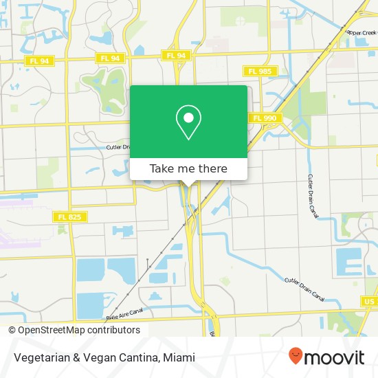 Mapa de Vegetarian & Vegan Cantina