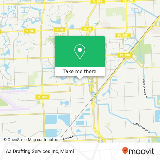 Aa Drafting Services Inc map