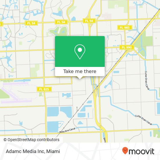 Mapa de Adamc Media Inc