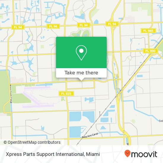 Xpress Parts Support International map
