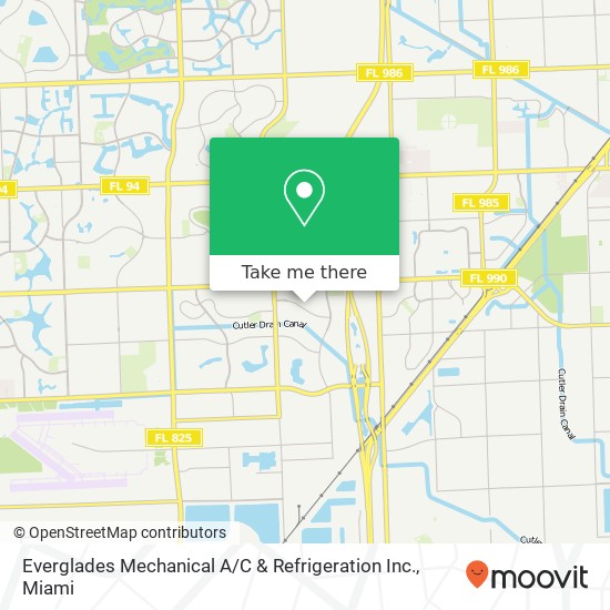 Everglades Mechanical A / C & Refrigeration Inc. map