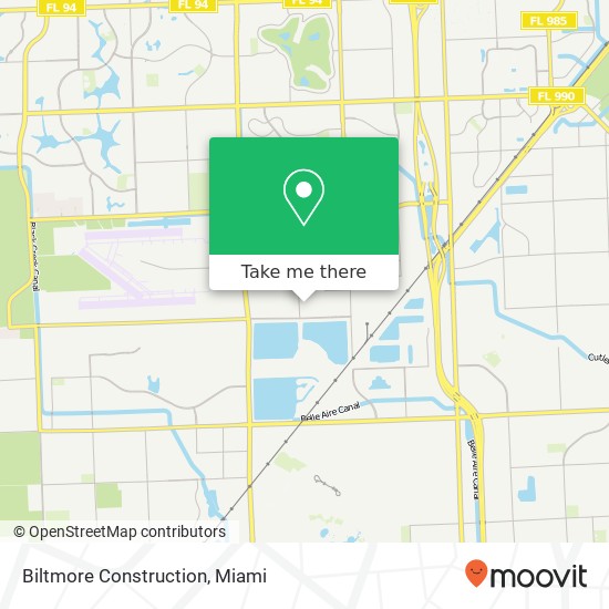 Biltmore Construction map