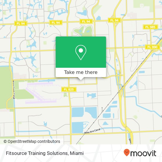 Fitsource Training Solutions map