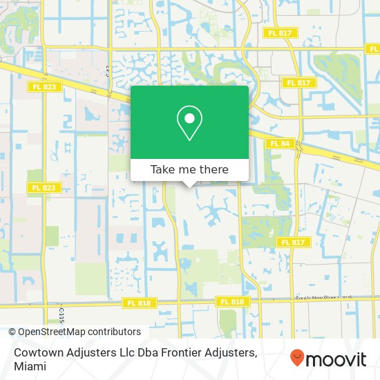 Mapa de Cowtown Adjusters Llc Dba Frontier Adjusters