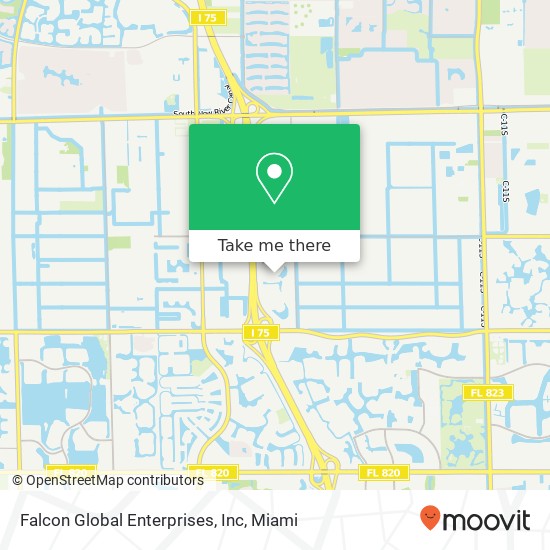 Falcon Global Enterprises, Inc map