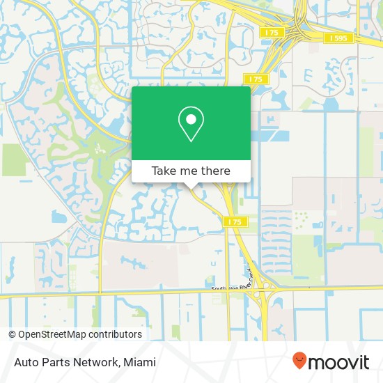 Auto Parts Network map