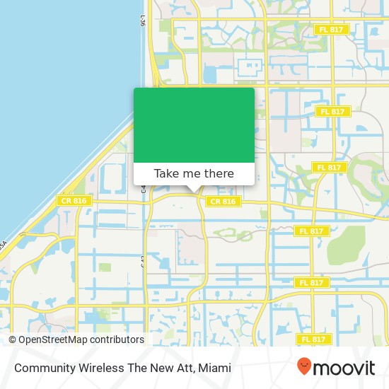 Mapa de Community Wireless The New Att