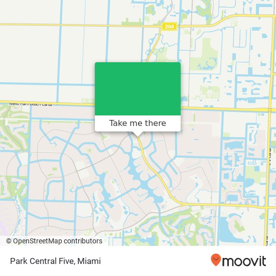 Park Central Five map