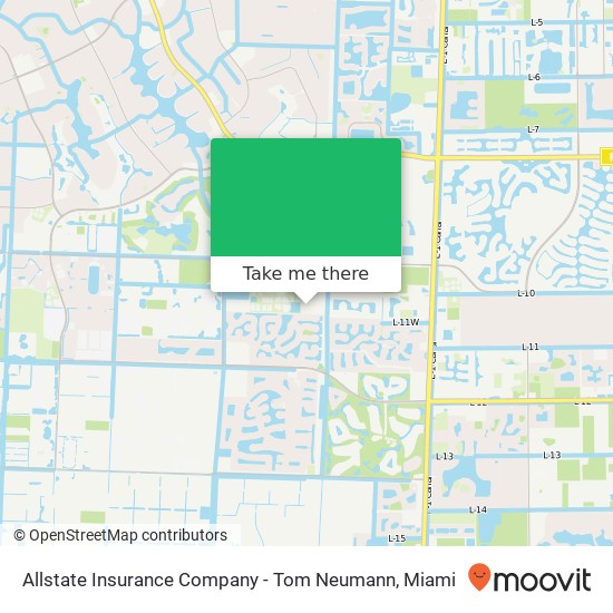 Allstate Insurance Company - Tom Neumann map