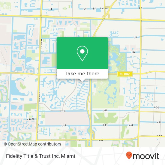 Fidelity Title & Trust Inc map