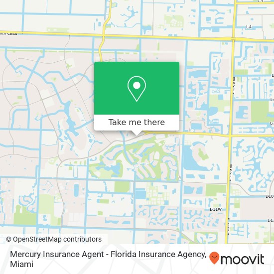 Mapa de Mercury Insurance Agent - Florida Insurance Agency