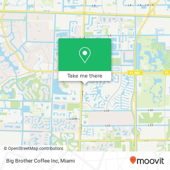 Mapa de Big Brother Coffee Inc