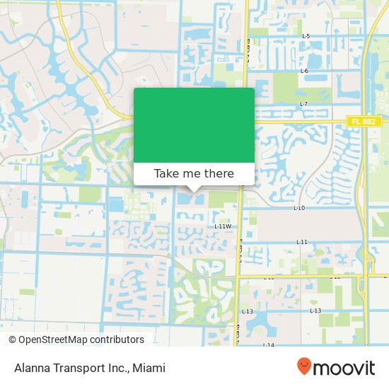 Alanna Transport Inc. map