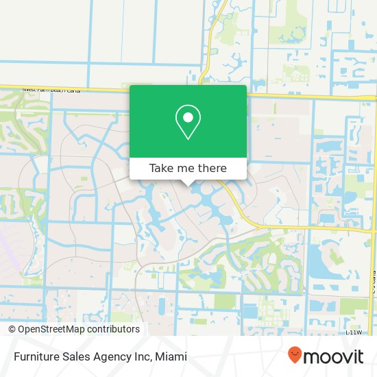 Furniture Sales Agency Inc map