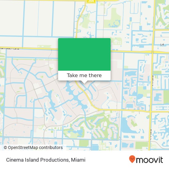 Mapa de Cinema Island Productions