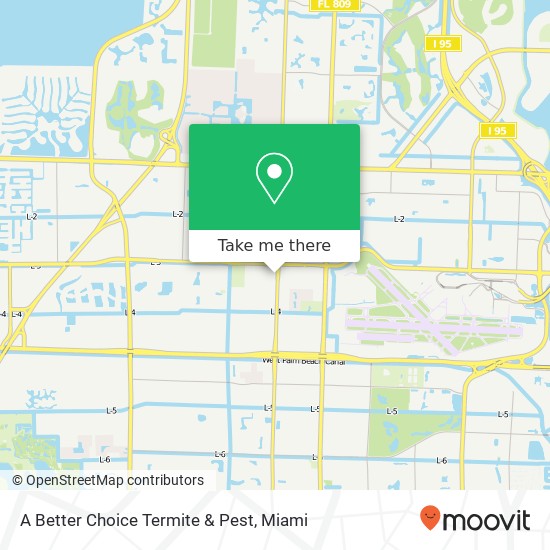 A Better Choice Termite & Pest map