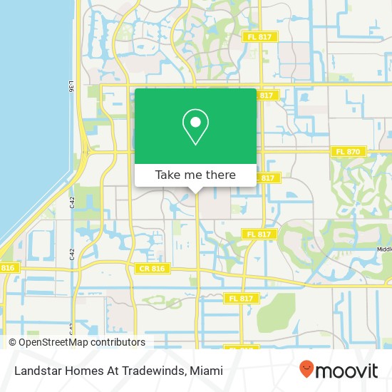 Landstar Homes At Tradewinds map