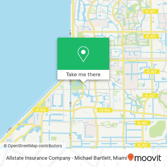Allstate Insurance Company - Michael Bartlett map