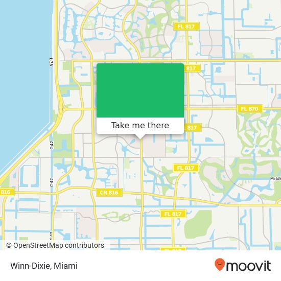 Mapa de Winn-Dixie