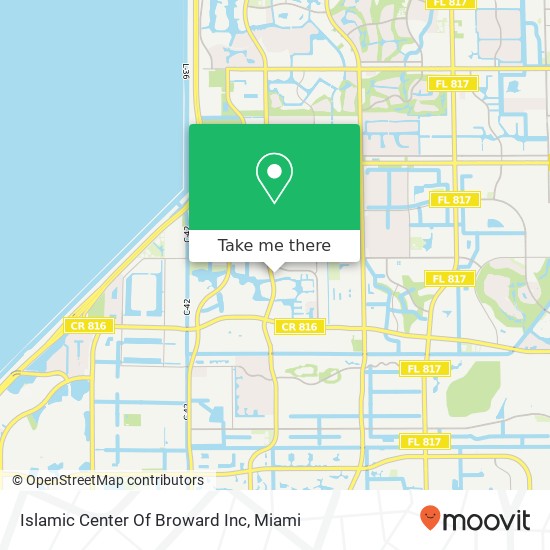 Islamic Center Of Broward Inc map